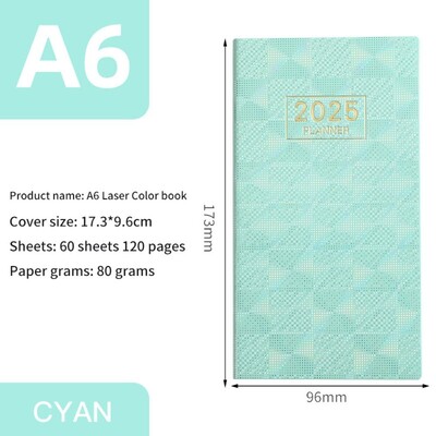 „Laser Agenda Escolar 2025“ anglų kalbos programos užrašų knygelės Užduočių sąrašas anglų k. A6 formato kišeninis planavimo laikas.