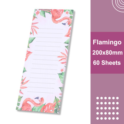 Japonija Mieli ilgi magnetiniai planuotojai Užrašų bloknotai Bloknotas Flamingo Magnetas Šaldytuvas Šaldytuvas Patikrinkite pirkinių sąrašą Užrašų knygelė