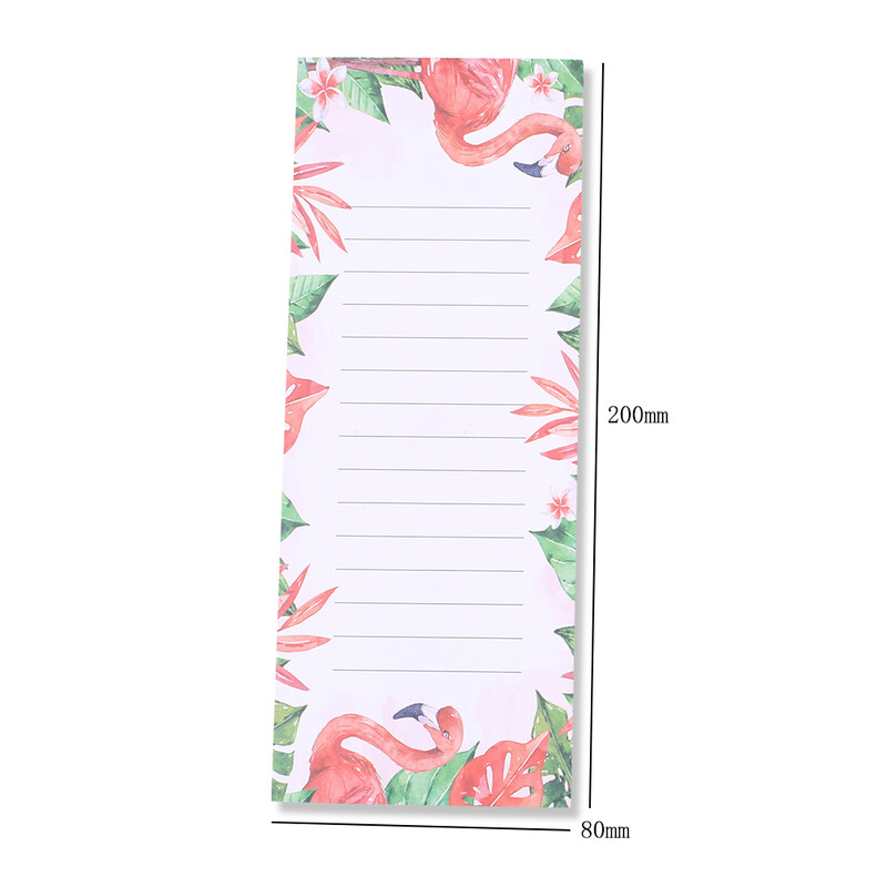 Japonija Mieli ilgi magnetiniai planuotojai Užrašų bloknotai Bloknotas Flamingo Magnetas Šaldytuvas Šaldytuvas Patikrinkite pirkinių sąrašą Užrašų knygelė