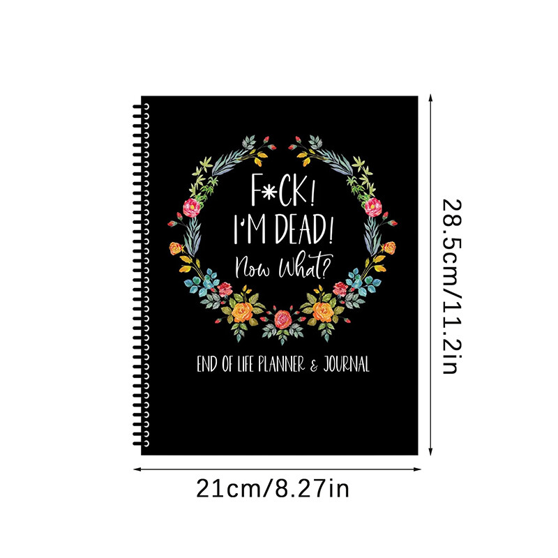 Gyvenimo pabaigos planuotojas Aš dabar miręs Kokių knygų planuotojo vadovaujamasi galutiniai susitarimai, kai manęs nebėra. Darbaknygės tvarkyklės bloknotas