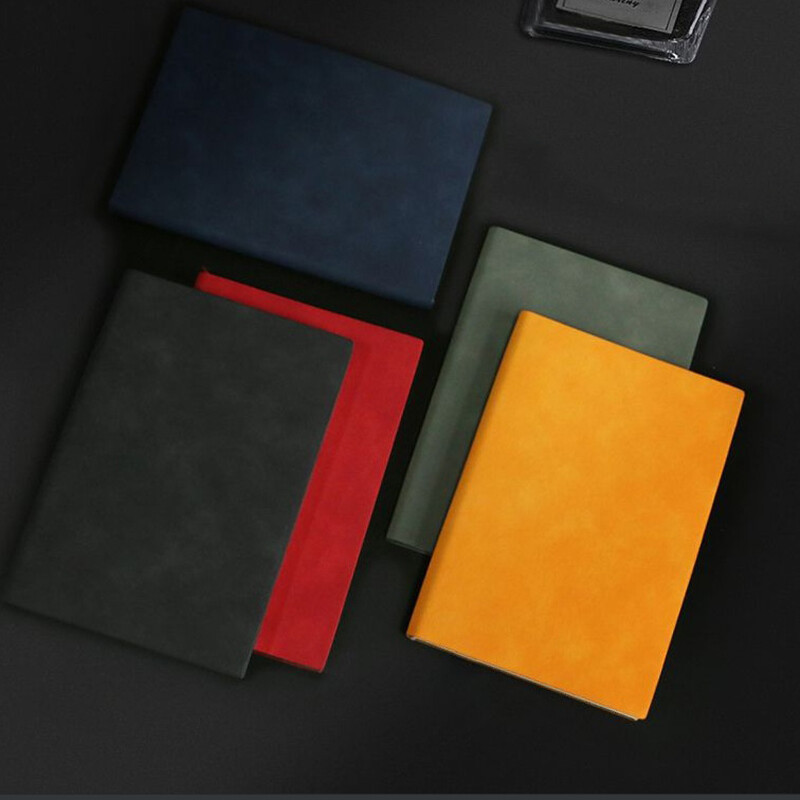 A6 paksendatud märkmed Business Pu märkmik Lambanahast 160-leheküljeline vooderdatud märkmik
