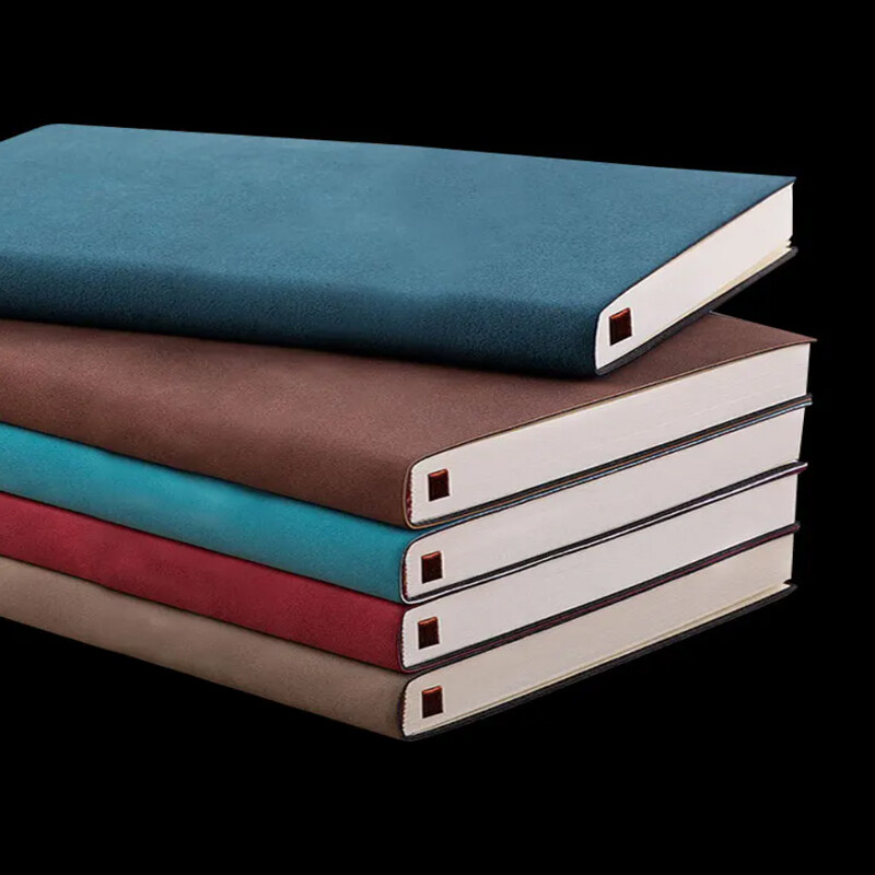 A6 paksendatud märkmed Business Pu märkmik Lambanahast 160-leheküljeline vooderdatud märkmik