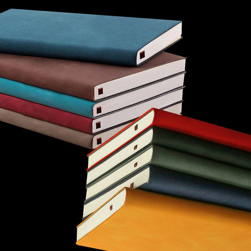 A6 paksendatud märkmed Business Pu märkmik Lambanahast 160-leheküljeline vooderdatud märkmik