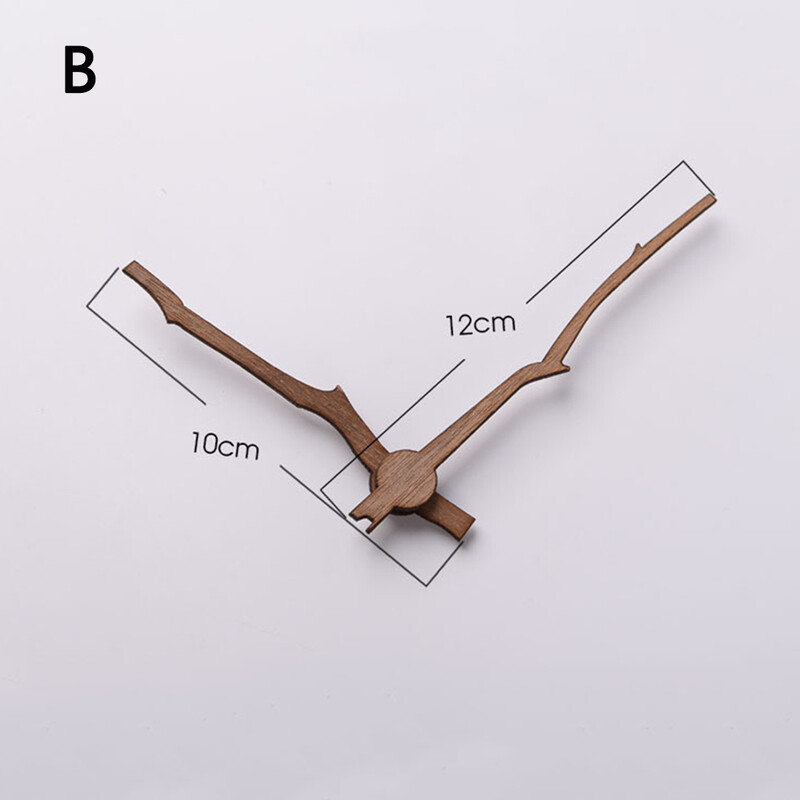 Înlocuire din lemn cuarț ceas ace indicatori pentru seturi de accesorii pentru ceas de perete bricolaj (fără mișcare de ceas)