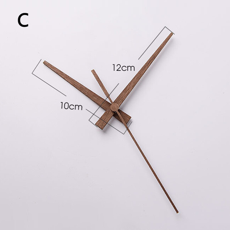 Înlocuire din lemn cuarț ceas ace indicatori pentru seturi de accesorii pentru ceas de perete bricolaj (fără mișcare de ceas)