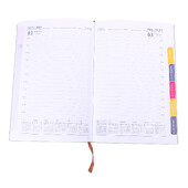 Raspored za 2025. Kalendar Plan za učitelja Salon knjiga Knjige termina Dnevni planer Spiralna bilježnica