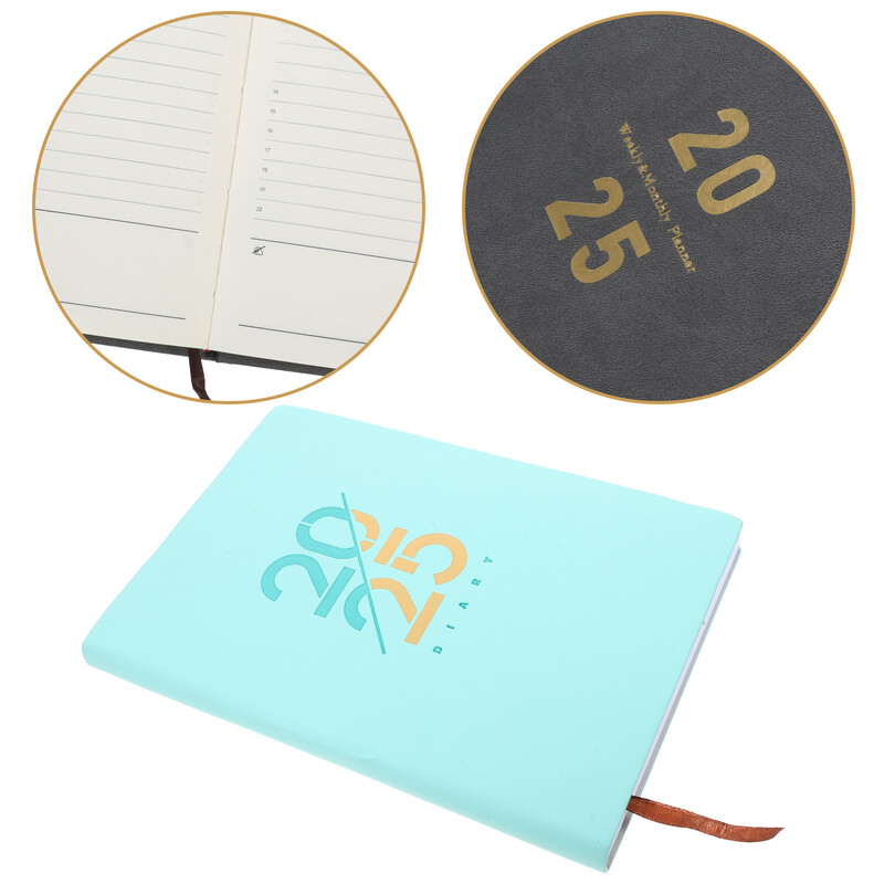 Raspored za 2025. Kalendar Plan za učitelja Salon knjiga Knjige termina Dnevni planer Spiralna bilježnica