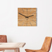 MCC429 Уникален дървен трансграничен стенен часовник Безшумен декоративен стенен часовник за всекидневна, спалня, модерен на едро