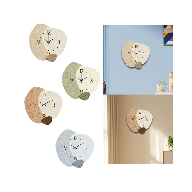 Ceas de perete silențios Decor pentru casă Ceas de perete fără ticăituri Ceas de perete pentru copii pentru dormitor Camera de zi Sala de clasă Fermă Bucătărie