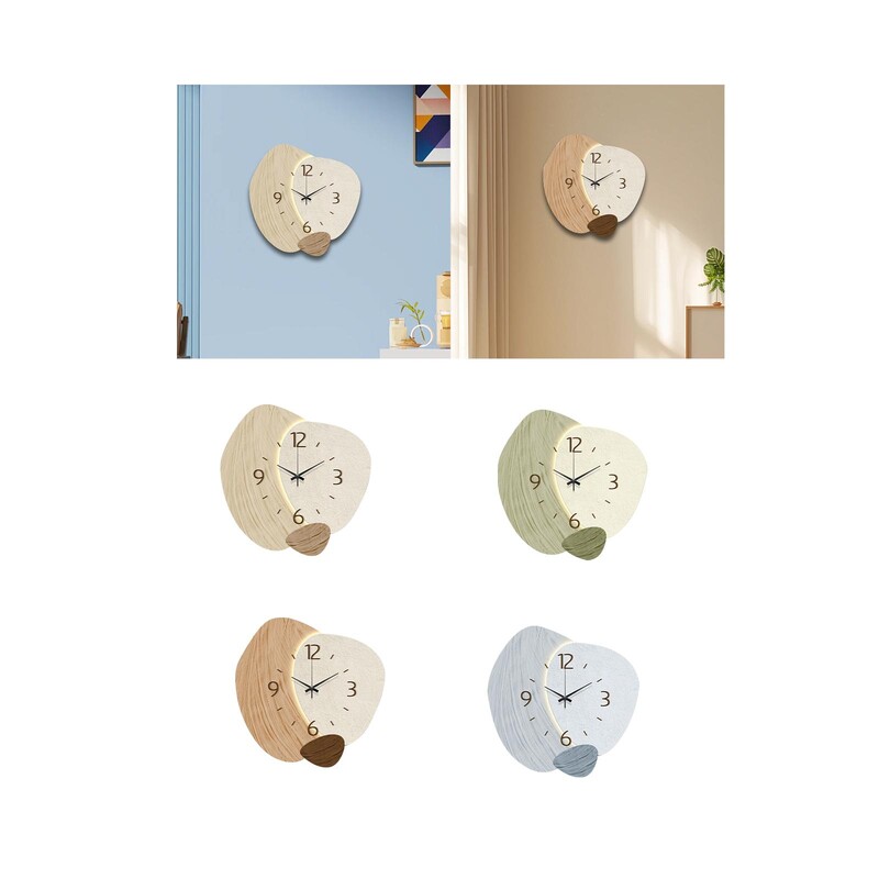 Ceas de perete silențios Decor pentru casă Ceas de perete fără ticăituri Ceas de perete pentru copii pentru dormitor Camera de zi Sala de clasă Fermă Bucătărie