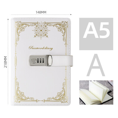 Парола за деня на бележките със заключване Този дневник A5 Ученически бележник Творчески бизнес бележник