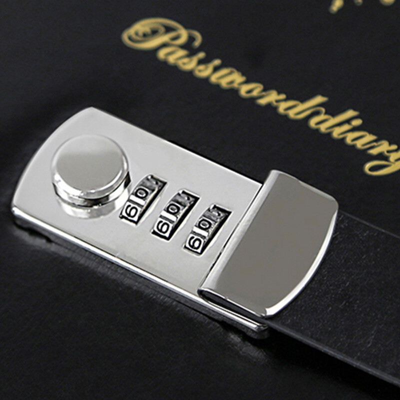 Парола за деня на бележките със заключване Този дневник A5 Ученически бележник Творчески бизнес бележник