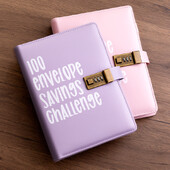 100 Day Challenge Lovers Omotnica Proračun Loose-Page Notebook Macaron Lock Password Lock Creative Cash Planning Ledger