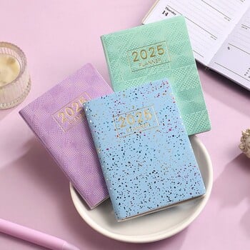 Σημειωματάριο Bling A7 Mini Pocket Notepad 2025 2025 Schedule Planner Notepad Ακαδημαϊκό σημειωματάριο εβδομαδιαίας ατζέντας