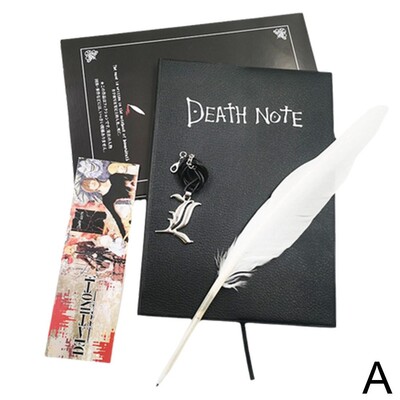 Set bilježnica Death Kožni dnevnik i ogrlica Pero Death Cosplay Rekviziti Dnevnik Bilježnica Bilježnica Bilježnica za poklon