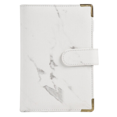 A5 A6 valge must värvi marmorköitja DIY köitja ainult kaanepäevik Päevakava planeerija paberkaane kooli kirjatarbed