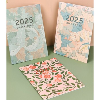 2025 Calendar Planner Notebook A4/A5 Ημέρα/Εβδομάδα/Έτος Σχεδιασμός Ατζέντας Σημειωματάριο Οργάνωση ημερολογίων