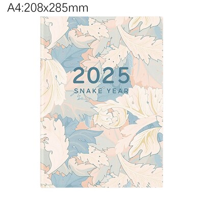 Kalendar za 2025. Bilježnica A4/A5 Planer za dan/tjedan/godinu Dnevni red Bilježnica Dnevnik Rasporedi Organizator