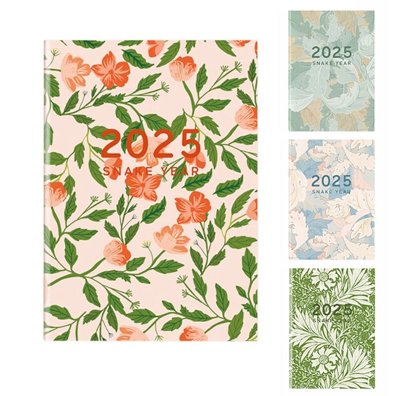 Kalendar za 2025. Bilježnica A4/A5 Planer za dan/tjedan/godinu Dnevni red Bilježnica Dnevnik Rasporedi Organizator