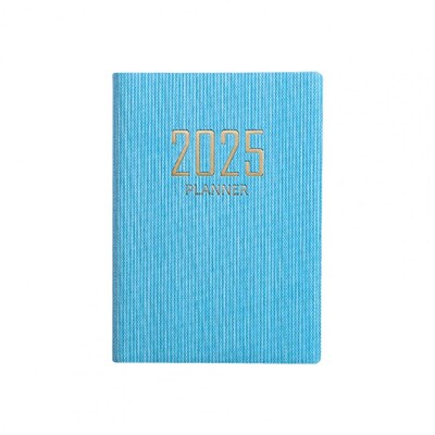 A7 bieza papīra piezīmjdatora mākslīgās ādas vāks, bez tintes, 2025. gada plānotājs, tintes izturīga papīra plānotājs