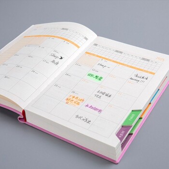 2025 Calendar Book Business Notepad Study Notebook Time Management Plan Book Thickened Notebook Βιβλίο σχολικών προμηθειών σημειωματάρια