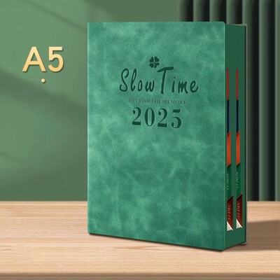 2025 Календар Книга Бизнес Бележник Учебна тетрадка План за управление на времето Книга Удебелена тетрадка Книга ученически пособия Бележници