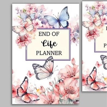 End Of Life Planner Organizer Σημειωματάριο Τελικές ρυθμίσεις End Of Life Funeral Planning Organizer βιβλίου Binder Life Planner