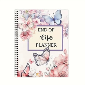 End Of Life Planner Organizer Σημειωματάριο Τελικές ρυθμίσεις End Of Life Funeral Planning Organizer βιβλίου Binder Life Planner