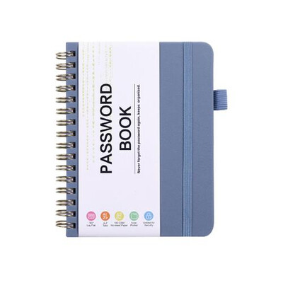 Džepni čuvar lozinki Prijenosne knjige zapisa Adresari A6 Knjiga lozinki Jednostavan za nošenje Siguran organizator za važne web stranice