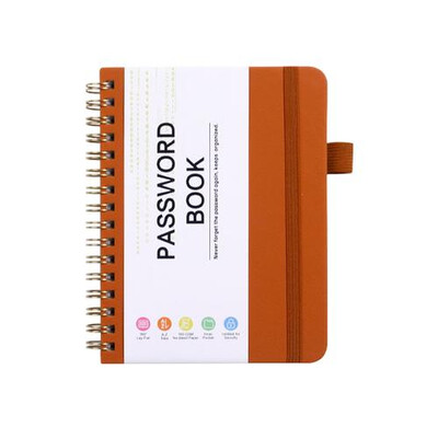 Džepni čuvar lozinki Prijenosne knjige zapisa Adresari A6 Knjiga lozinki Jednostavan za nošenje Siguran organizator za važne web stranice