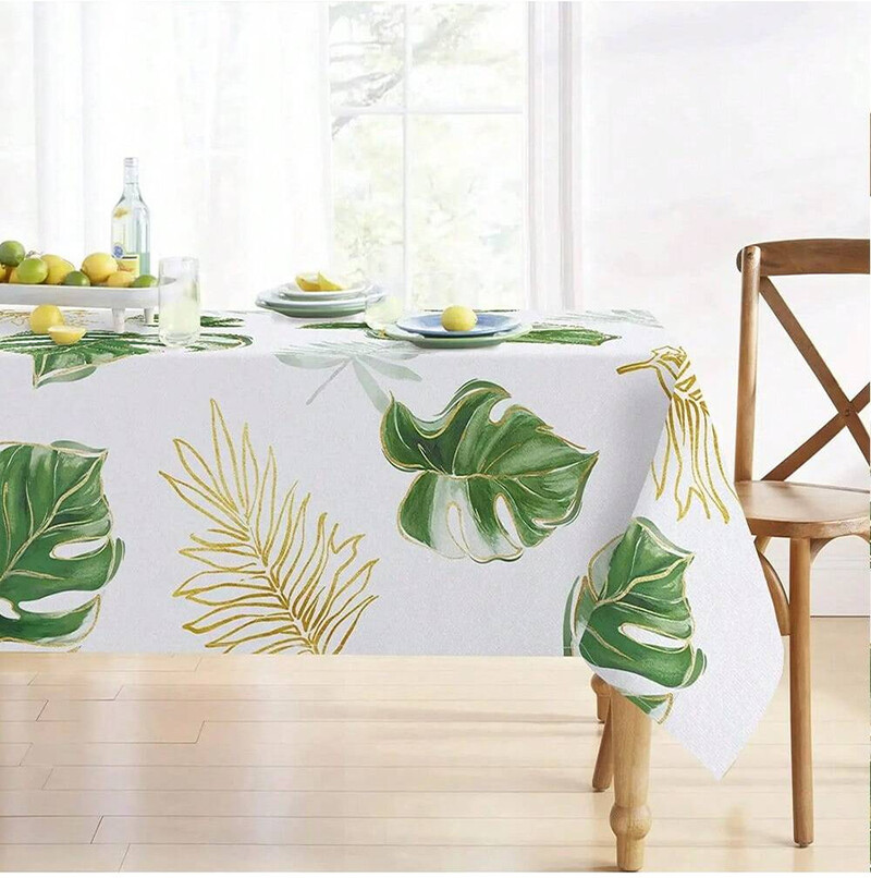 Prekogranični vodootporni ispis na blagovaonskom stolnjaku šareni personalizirani kuhinjski uzorak kućni digitalni ispis okrugli stolnjak