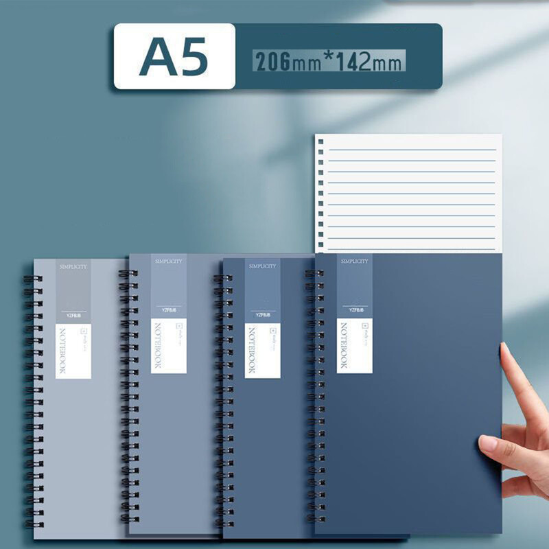 1 tk A5 paks märkmik, paksendatud suur märkmik, pehme nahk, horisontaalne joonpäevik, märkmik, koolitarbed, kirjatarbed