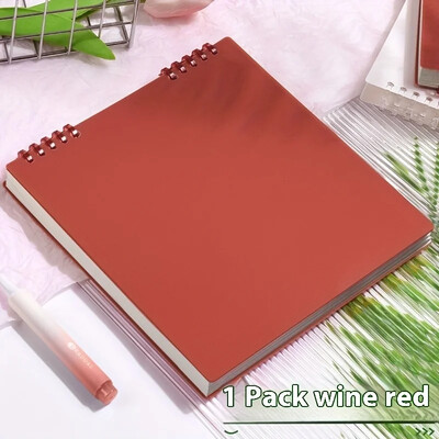 1buc, caiet retro pătrat cu foi libere, caiet minimalist cu grilă pătrată cu foi libere - Jurnal cu clapetă pentru utilizare zilnică la birou