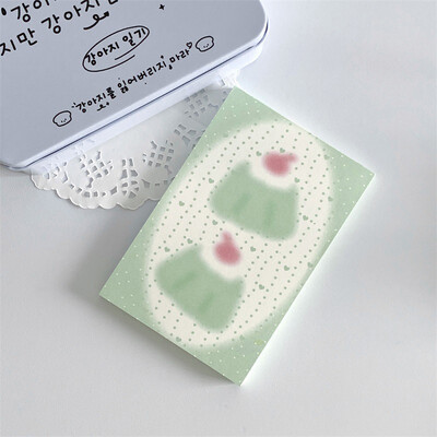 50 listova Slatka bilježnica s crtanim filmovima Kawaii blok za bilježnice s porukama koji se može trgati Prijenosni neljepljivi blok za bilježnice Studentski pribor Uredski materijal