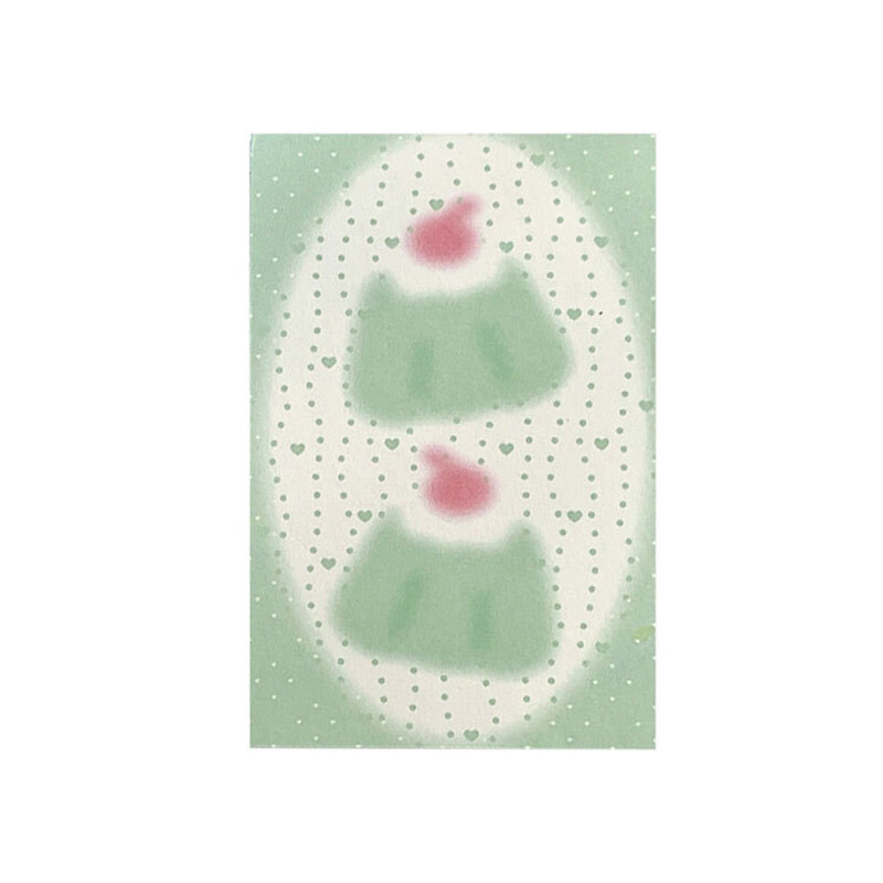 50 listova Slatka bilježnica s crtanim filmovima Kawaii blok za bilježnice s porukama koji se može trgati Prijenosni neljepljivi blok za bilježnice Studentski pribor Uredski materijal