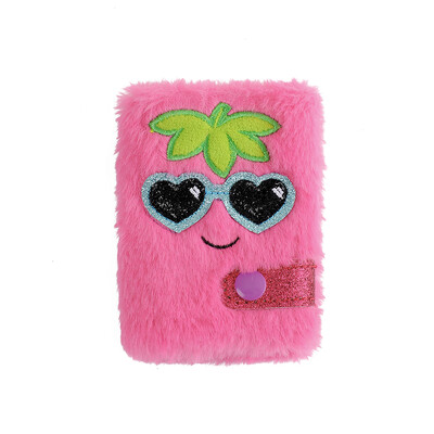 Caiet de pluș cu iepure de desene animate pentru copii, caiet portabil Kawaii, mini carte de buzunar, cadouri pentru student, jurnal mic, papetărie