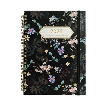 Μοναδικά σχεδιασμένο Planner 2025 Academic Planner 2025 2025 Planner Weekly and Monthlya5tabs Σκληρό εξώφυλλο πίσω τσέπη