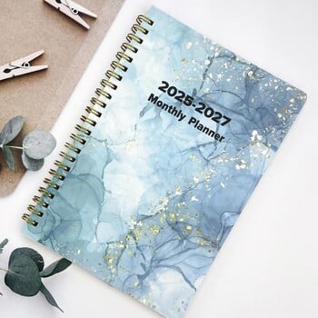 Yearly Planner 2025-2027 3 Year Monthly Planner Calendar Planner Daily Notebook Planner 2025-2027 Daily Organizer για δραστηριότητες