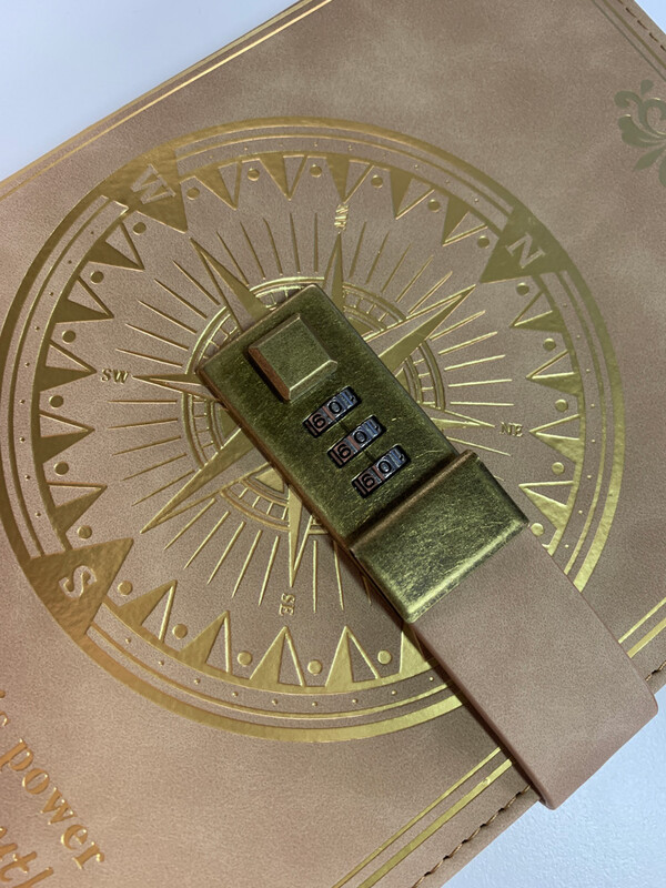 Nodrošiniet savas domas: A5 retro ar paroli aizsargāta piezīmjdatora dienasgrāmata ar slēdzeni un sabiezinātu radošo žurnālu grāmatu studentiem