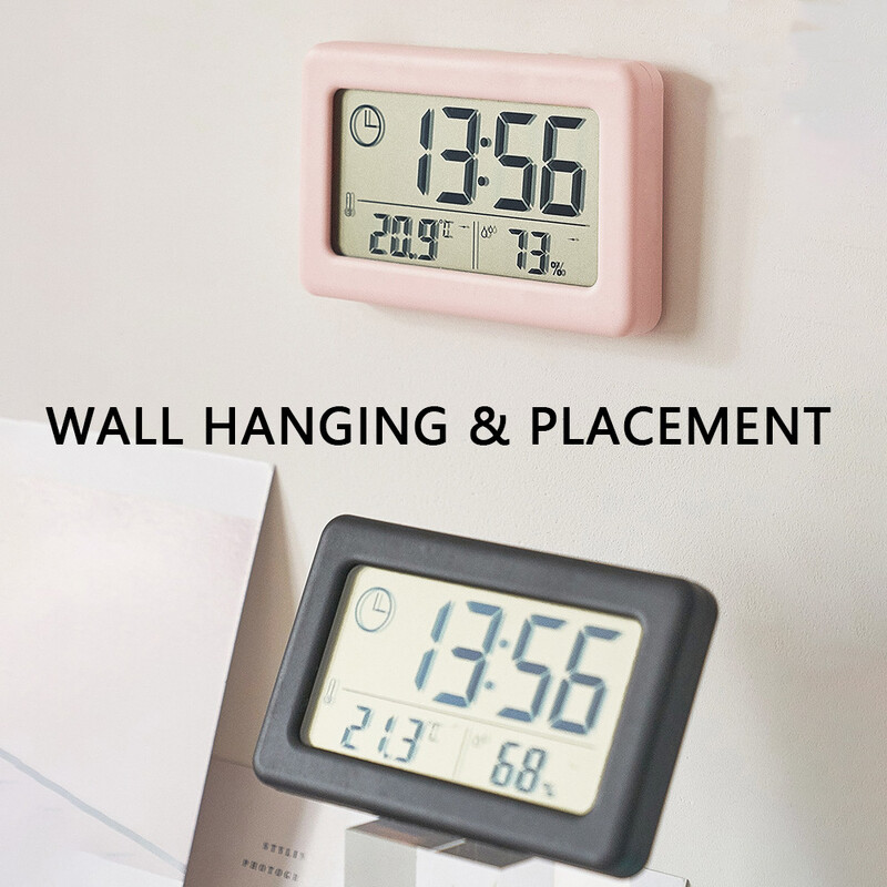 LED цифров будилник Електронен цифров будилник Екран Настолен часовник за домашен офис Подсветка Температурен дисплей