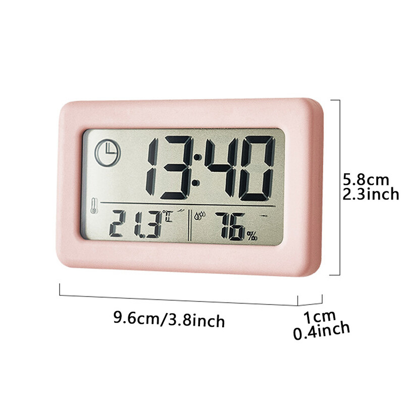 LED цифров будилник Електронен цифров будилник Екран Настолен часовник за домашен офис Подсветка Температурен дисплей