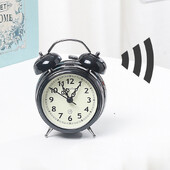 Nova 1PC Super glasna retro zvonjava budilice za spavaću sobu Mala noćna svjetiljka Studentski noćni sat Ukras za stol Dekoracija doma