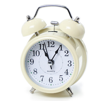 Nova 1PC Super glasna retro zvonjava budilice za spavaću sobu Mala noćna svjetiljka Studentski noćni sat Ukras za stol Dekoracija doma
