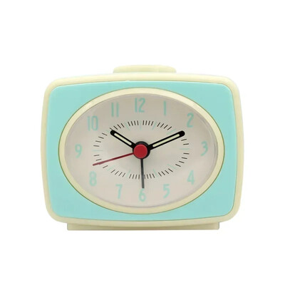 Starinski budilica s fluorescentnim kazaljkama Emocionalni rekvizit za uređenje interijera Stolni sat na baterije Poklon za dom