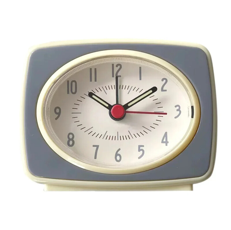 Starinski budilica s fluorescentnim kazaljkama Emocionalni rekvizit za uređenje interijera Stolni sat na baterije Poklon za dom