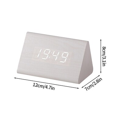 Temperatuuriheli juhtimisega lauakell Digitaalsed kellad Nutikas voodi äratuskell Magamistoad Kaunistused Tarvikud Kodu lauakaunistused