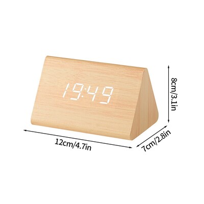 Temperatuuriheli juhtimisega lauakell Digitaalsed kellad Nutikas voodi äratuskell Magamistoad Kaunistused Tarvikud Kodu lauakaunistused