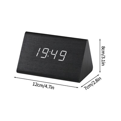 Temperatuuriheli juhtimisega lauakell Digitaalsed kellad Nutikas voodi äratuskell Magamistoad Kaunistused Tarvikud Kodu lauakaunistused