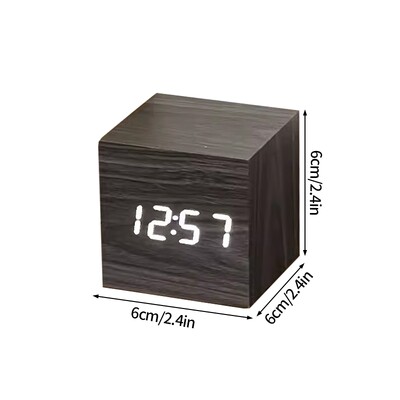 Temperatuuriheli juhtimisega lauakell Digitaalsed kellad Nutikas voodi äratuskell Magamistoad Kaunistused Tarvikud Kodu lauakaunistused