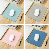 Mouse pad mic din piele PU pentru laptop, covoraș de birou, mousepad antiderapant pentru jocuri pentru computer, accesorii pentru laptop